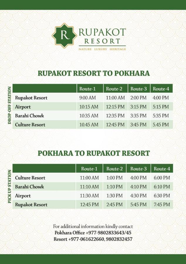 Rupakot Resort Pokhara Exterior foto